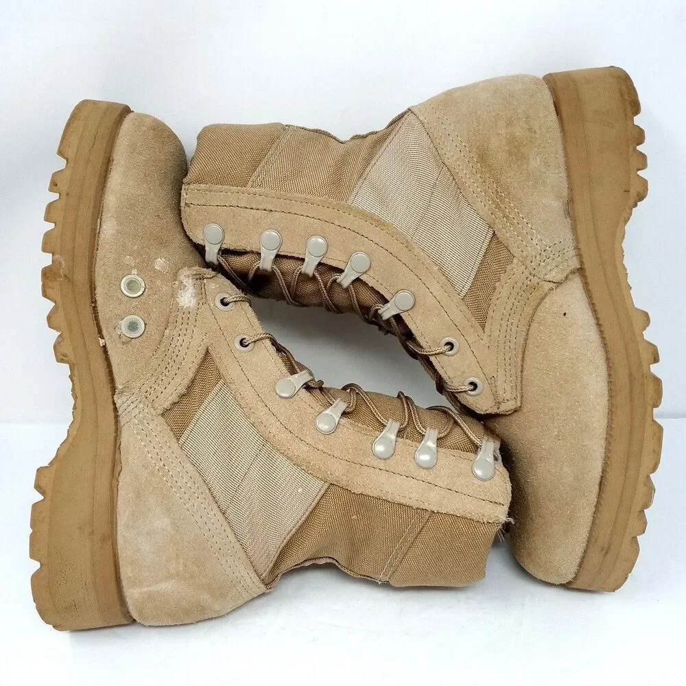 Altama Military Desert Combat Boots Men's Size 5.5 Tan Hot Weather Army Vibram
